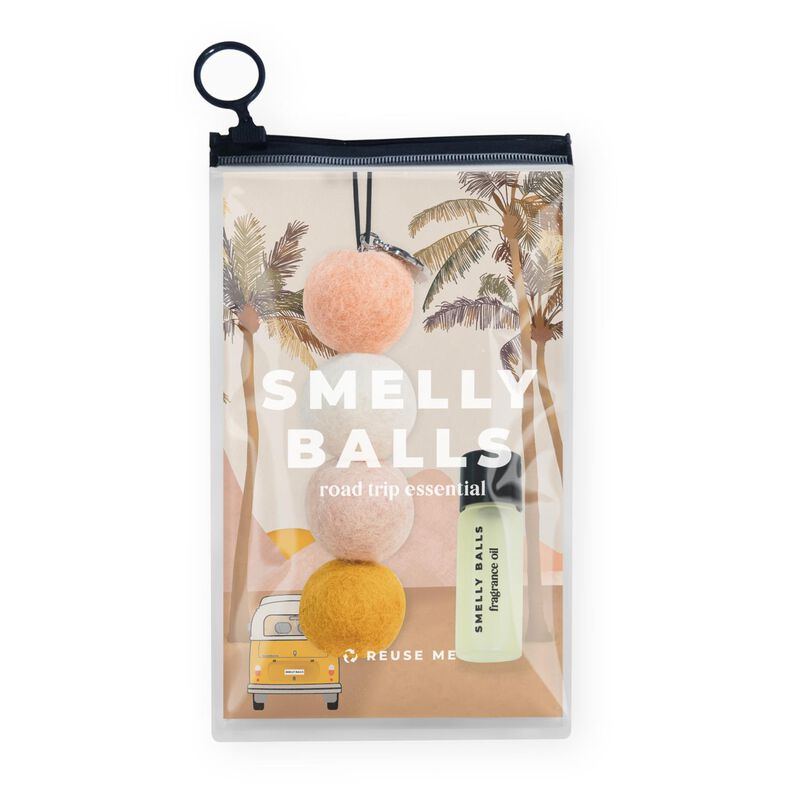 Smelly Balls Car Fragrance Sun Seeker Set - Coconut & Lime image number 0